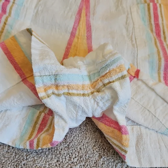 Rip Curl Women's Cotton Romper with Multicolor Stripes - Picture 6 of 13